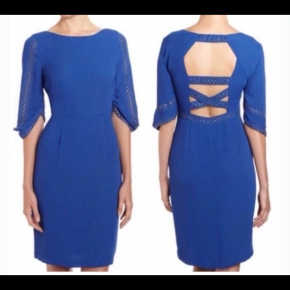 BCBG MAXAZRIA Lexy Royal Blue Backless Dress - NEW